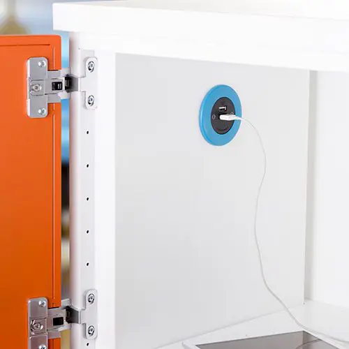 USB Charging in a locker
