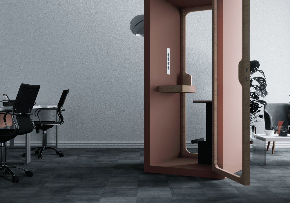 PODIUM_FLAT_NEMA-TUF-R_FLAT_BOOTH_BLACK-SILVER