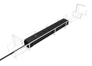 cable management, power management, power tray, office power,