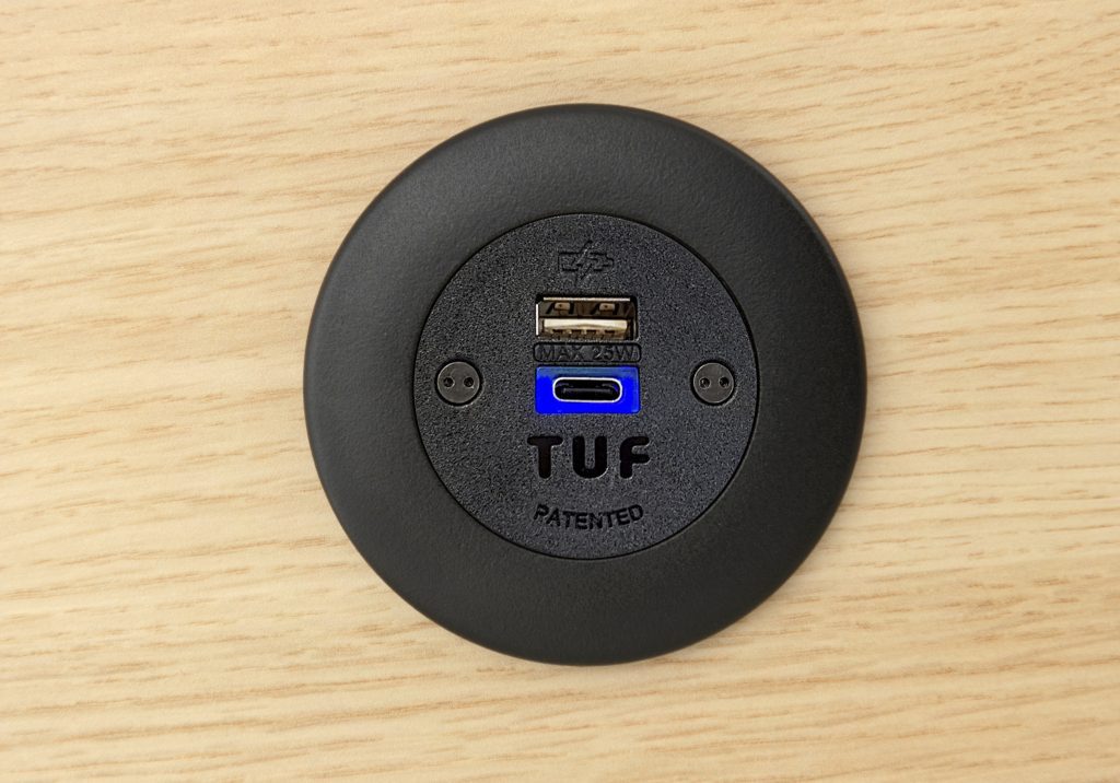 in surface power, in surface usb power, flush usb, stylish USB power, usb fast charge furniture, fast charging usb, mountable usb, mount usb fast charge,