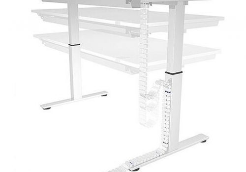 sit stand desk with wireless charging cable management snake for HAT, height adjustable tables, sit stand desk, hide wires on sit stand desk