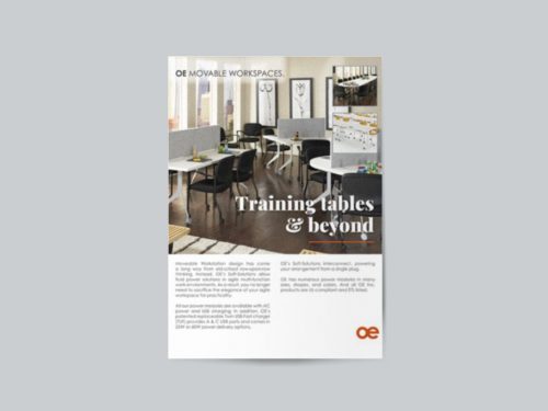 Brochure design template mockup vector